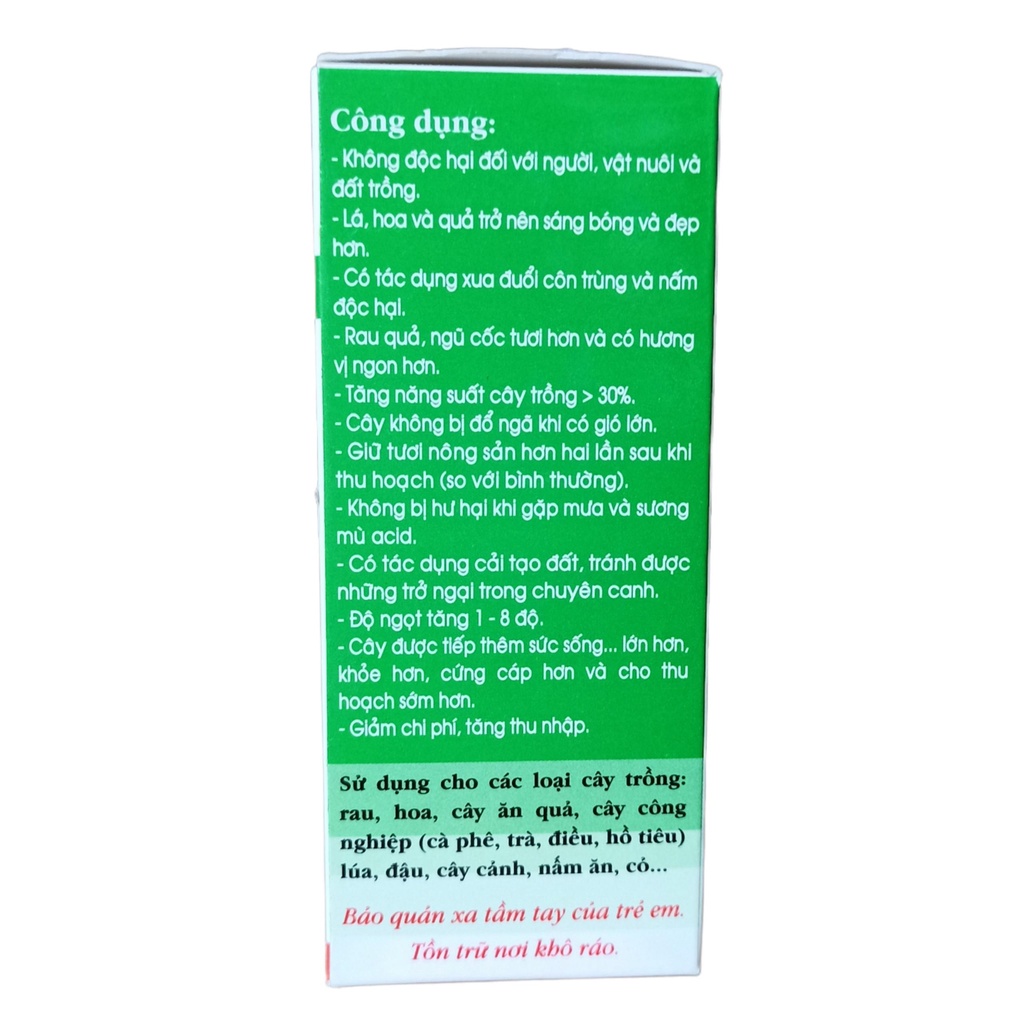 Siêu phẩm tăng trưởng Sinh học HB-101 Nhật Bản 6cc  Ra rễ mạnh, phục hồi cây suy yếu, hậu vị ngọt trái.