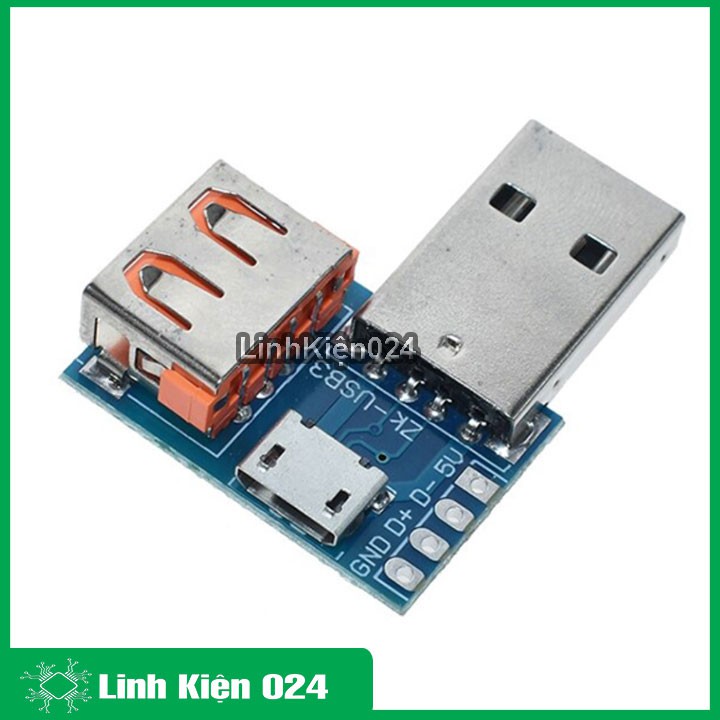 Mạch Chuyển Đổi USB Đực Sang USB Cái Và USB Micro