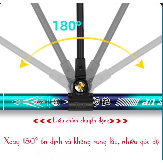 Chống Cần Câu Đài Gác Cần Câu Đài Carbon Cao Cấp. Gác Tab 2m1 - 2m4 - 2m7