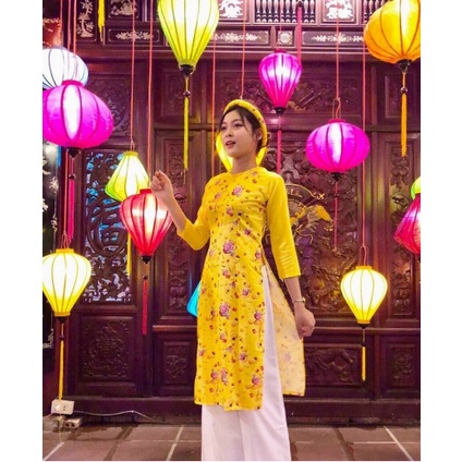 [Xả Kho 3 Ngày] Áo Dài Cách Tân Kèm Mấn Sang Chảnh (Ko kèm quần)