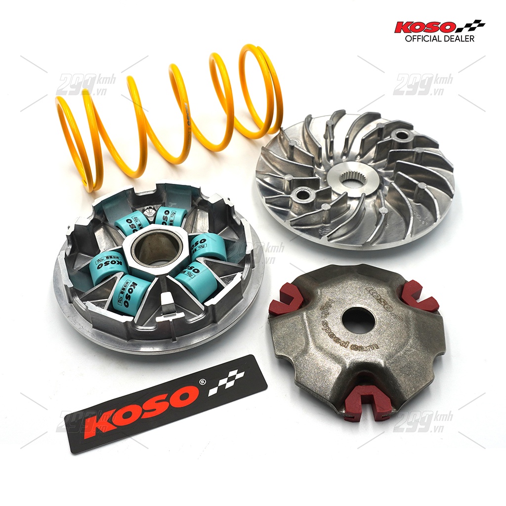 Combo nồi Koso Racing trước sau cho xe Honda Vision đề từ eSP 2015-2019