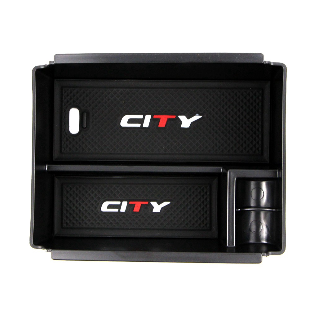 Armrest Storage Box Holder for Honda City 2014 2015 2016 2017 2018 2019 Interior Organizer Central Console Glove Tray