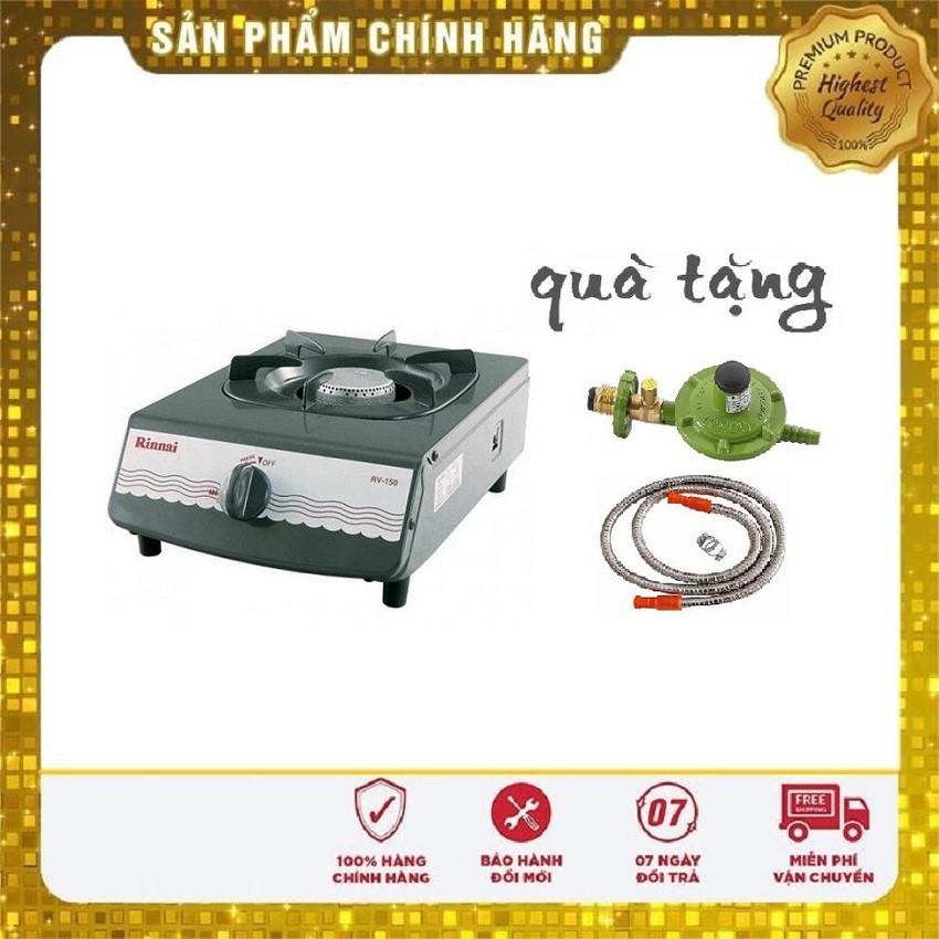 BẾP GA ĐƠN RINNAI RV-150G TẶNG BỘ VAN GA