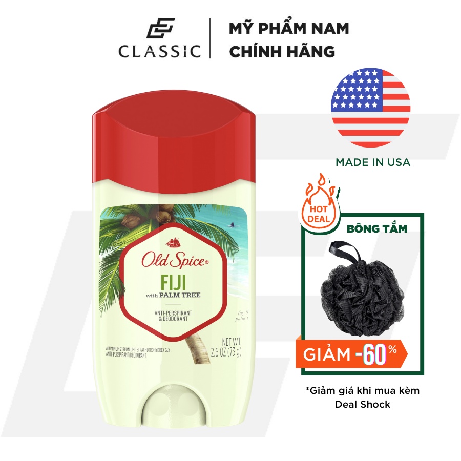 Lăn Khử Mùi Old Spice Fiji Antiperspirant &amp; Deodorant 73g