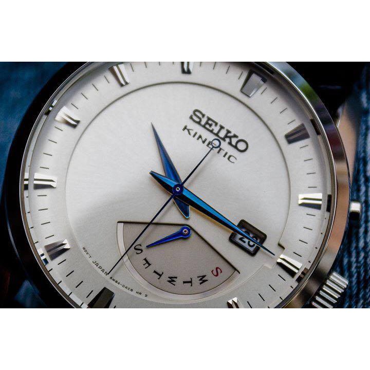 Đồng hồ nam Seiko Kinetic  SRN071 - Máy Automatic - Kính Hardlex - Dây da