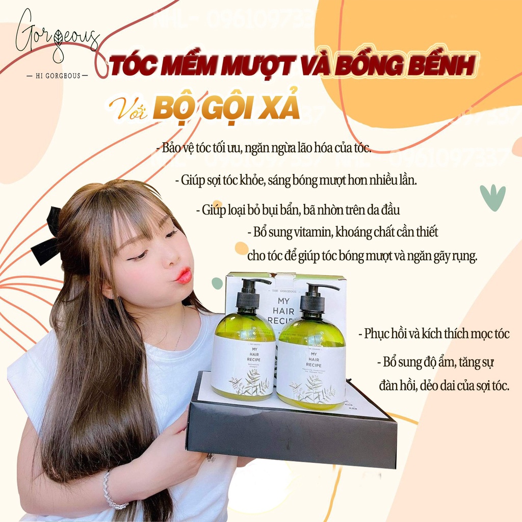 COMBO GỘI XẢ MY HAIR RECIPE