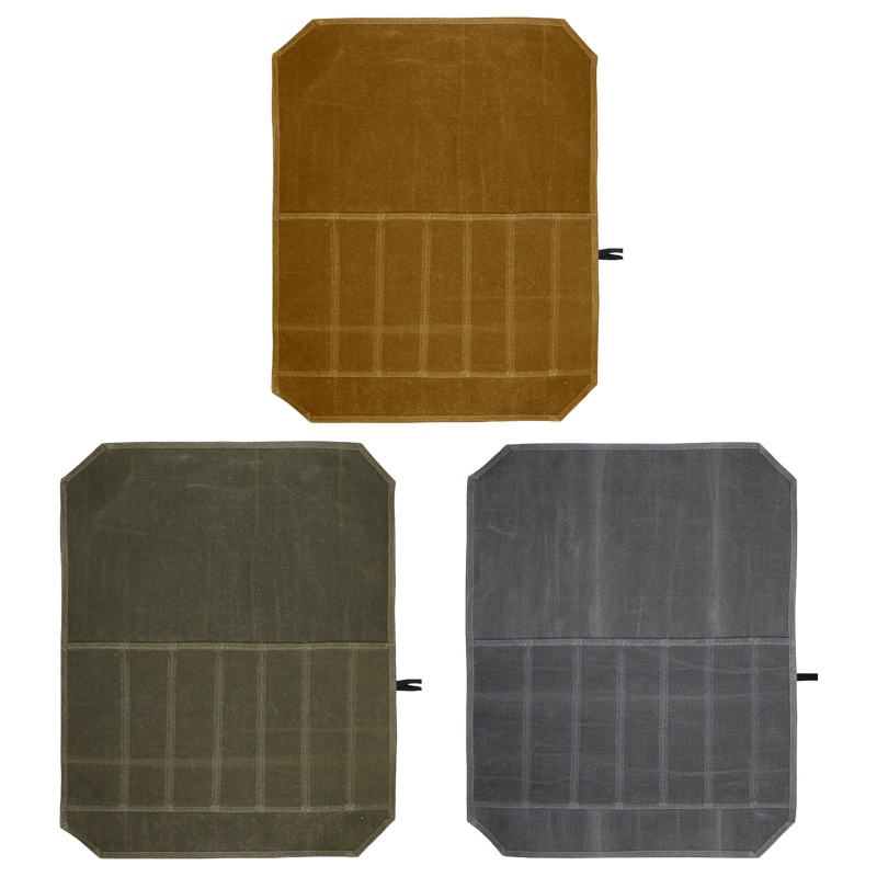 Túi Cuộn Bằng Vải Bạt Đựng Dụng Cụ Nhà Bếp / Du Lịch