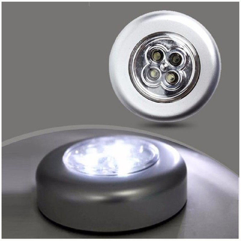 Đèn LED dán tường không dây 3 led pin AAA ( không kèm pin )