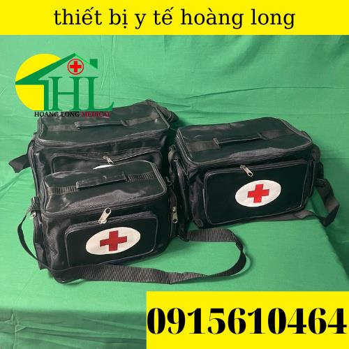 Túi Cứu Thương Màu Đen Cỡ Nhỏ 25x15x19cm - Túi Y Tế