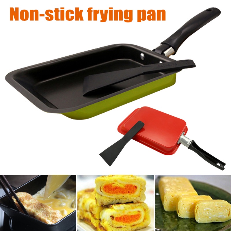 Chảo Chiên Trứng Hình Chữ Nhật Chống Dính Tiện Dụng