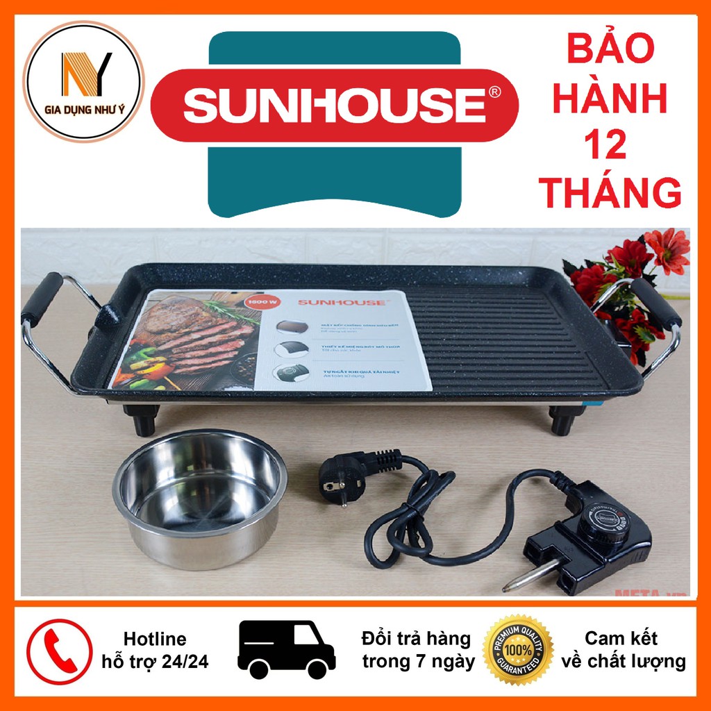 [BẢO HÀNH 12 THÁNG] Bếp nướng điện cap cấp Sunhouse SHD4600