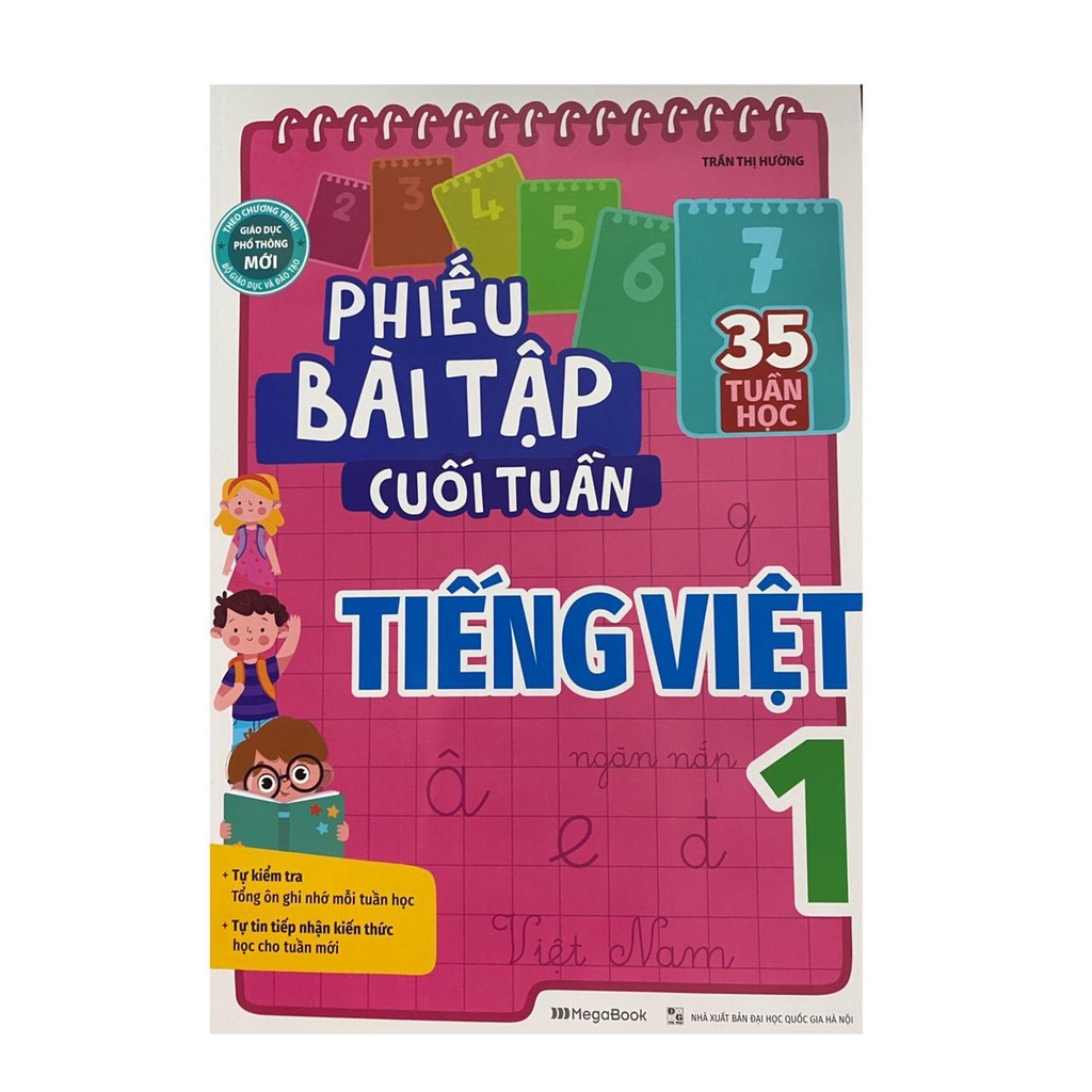 Sách - Phiếu bài tập cuối tuần tiếng việt 1 ( Megabooks )