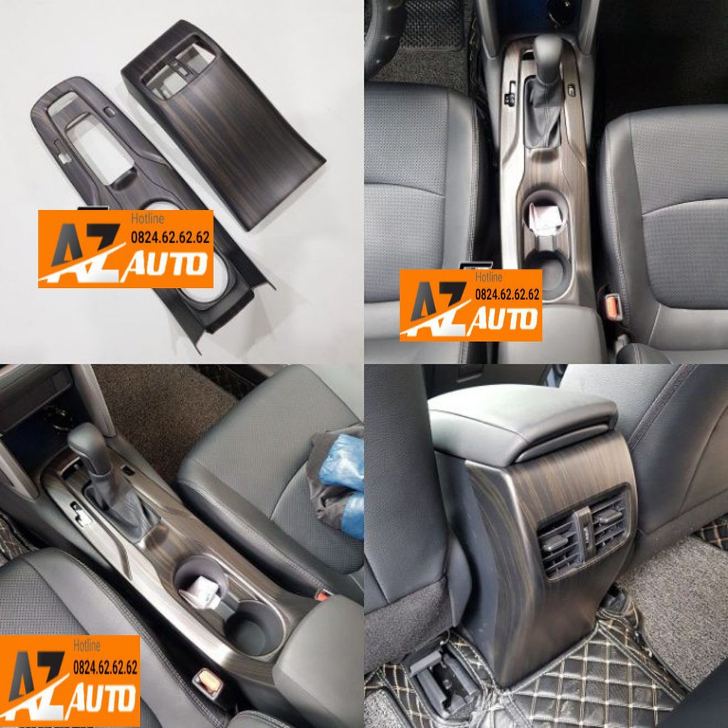 Ốp nội thất vân gỗ Toyota Corolla Cross Cao cấp