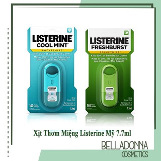Xịt Thơm Miệng, Diệt Vi Khuẩn Bỏ Túi Listerine Pocketmist 7.7ml