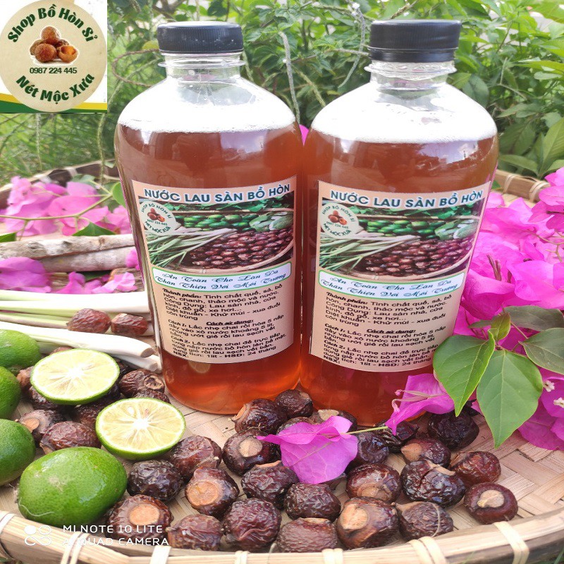 NƯỚC LAU SÀN BỒ HÒN (ENZYM BỒ HÒN) 1 LÍT