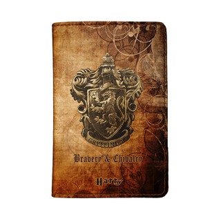 Bao da passport/hộ chiếu cao cấp in hình logo Hogward Harry Potter