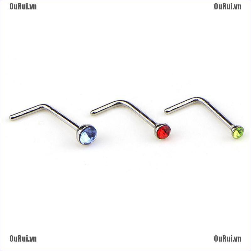 Bộ 60 Khuyên Xỏ Cơ Thể Bằng Thép Không Gỉ Cá Tính