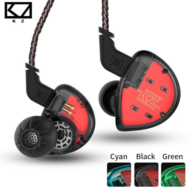 Tai Nghe KZ ZS4 HiFi Bass Có Micro Đàm Thoại tặng trứng tô màu cho bé