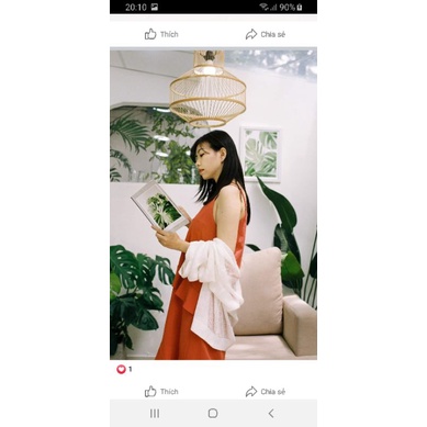 CASON - Đầm cami tầng bèo Journi