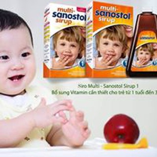 SIRO SANOSTOL SỐ 1, 3, 6 CHAI TO GẤP ĐÔI HÀNG THƯỜNG