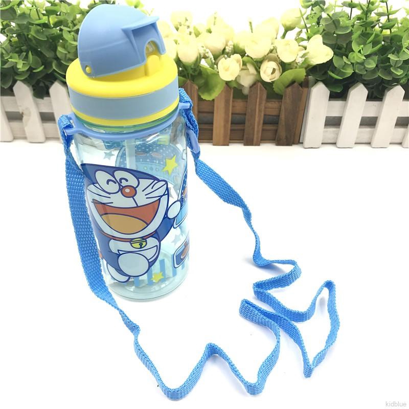 Bình nước nhựa xinh xắn có ống hút cho trẻ em