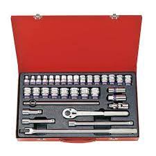 1/2" bộ tuýp 33 chi tiết hệ mét Kingtony 4034MR