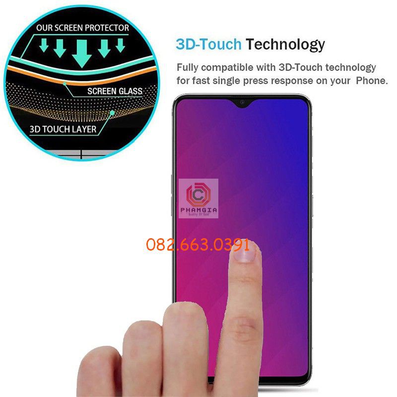 Kính cường lực Oppo A9/A9x 2018 full màn hình 9H bền chuẩn