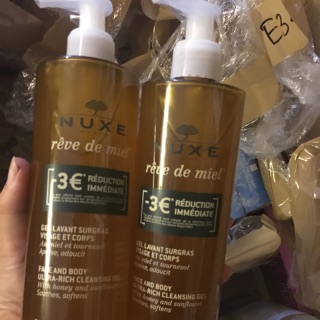 Sữa tắm Nuxe Rêve de Miel chai 400ml