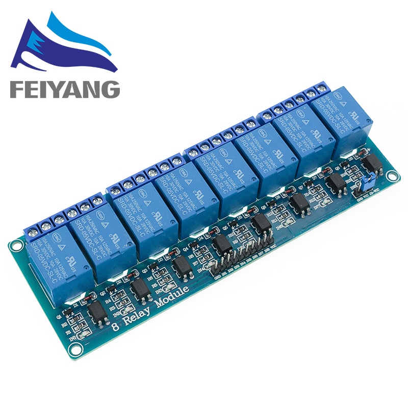Mô đun rơ le 5V 1 2 4 8 kênh đầu ra 1 2 4 8 dành cho ARDUINO
