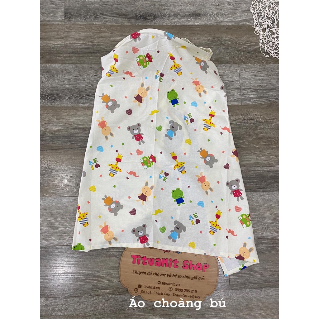Khăn choàng cho bé bú, áo choàng bé bú