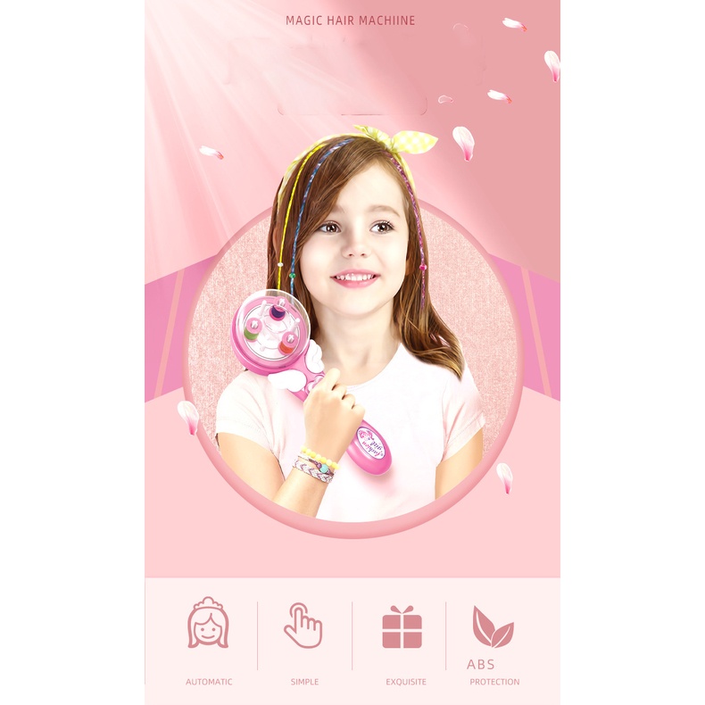 [Hàng mới về] Bộ dụng cụ Tết tóc, Bện tóc tự động dễ dàng DIY - Bộ bím tóc Tự tạo kiểu tóc - Máy uốn tóc mới lạ cho bạn