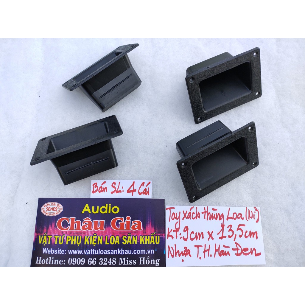 Tay xách thùng loa 9cm x 13.5cm 4 cái Audio châu gia