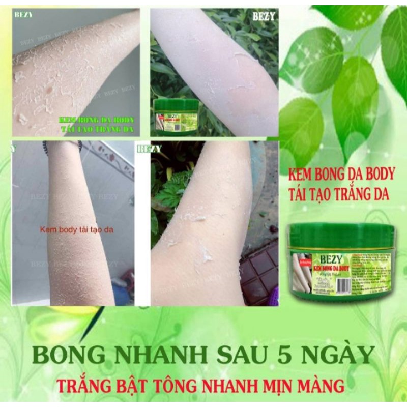 Kem Bong Da Tái Tạo Body Siêu Trắng Nhanh Sau 5 Ngày