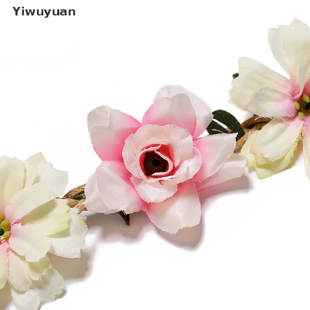 &lt; Yiwuyuan &gt; Vòng Hoa Đội Đầu Phụ Kiện Hoa Vương Miện Đi Biển Đám Cưới Phụ Kiện Mới Cho Bé Gái