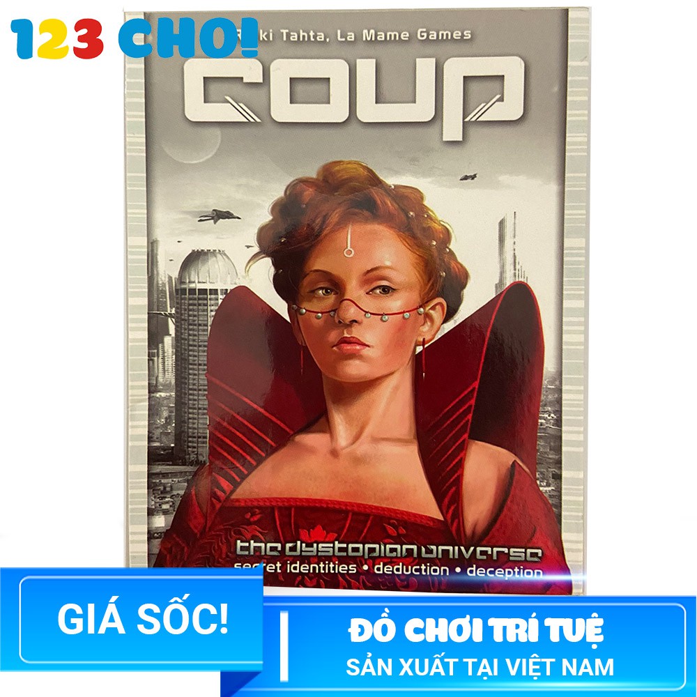 Đồ chơi Board game bài Coup - Game thẻ bài hấp dẫn chơi cùng bạn bè từ 2 - 10 người