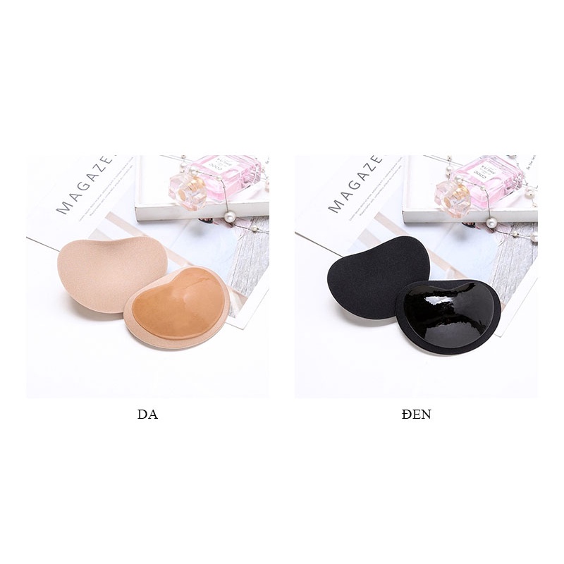 Miếng dán độn ngực chất đúc su dày 2cm nâng ngực tạo khe mềm mại LAVENUSA AL39