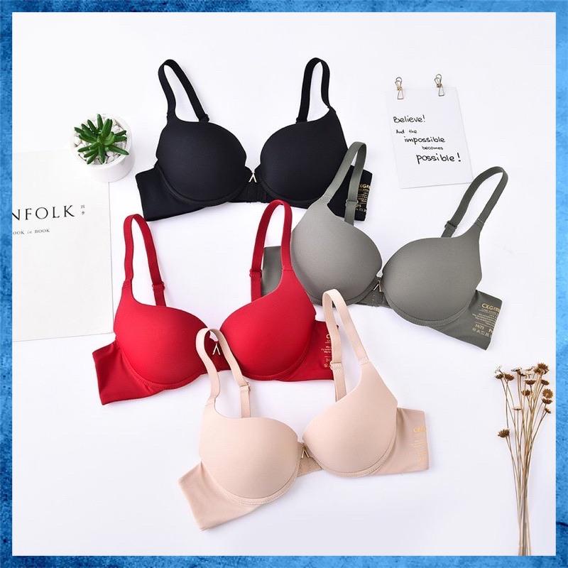 Áo lót nữ su đúc có gọng cup chéo đệm mút bàn tay siêu nâng đẩy ngực mix chữ V ngược A5059