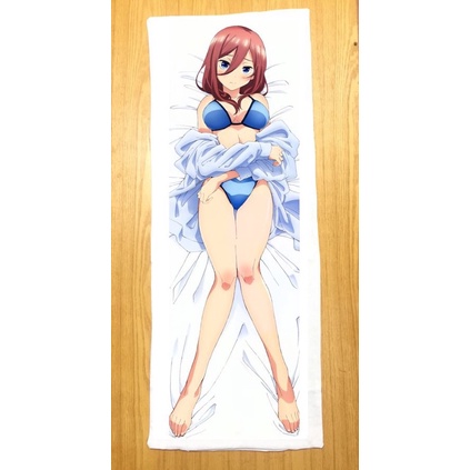 Gối ngủ anime Gotoubun no Hanayome dài 40cm x 1m /Gối ôm dài Gotoubun Hanayome