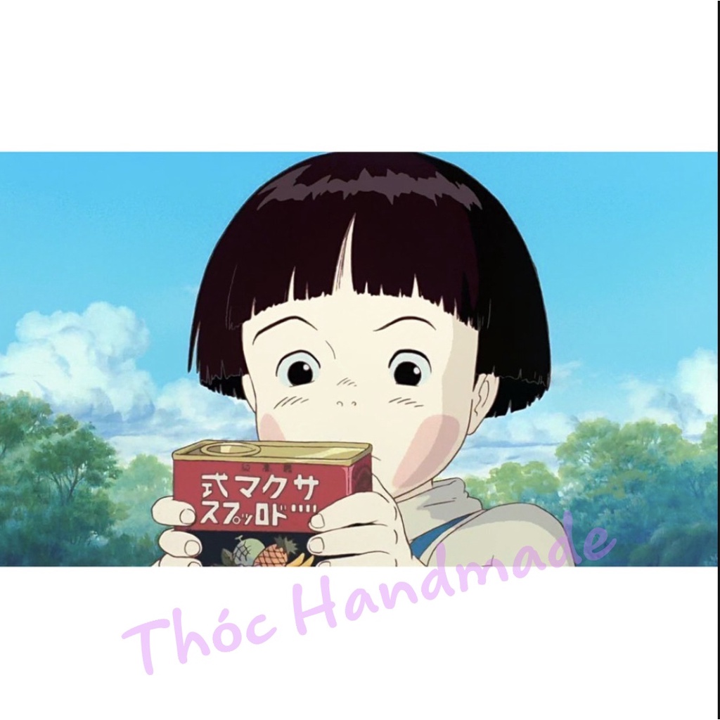 Kẹo MỘ ĐOM ĐÓM trái cây phiên bản phim hoạt hình Ghibli- SAKUMA DROPS Hộp thiếc