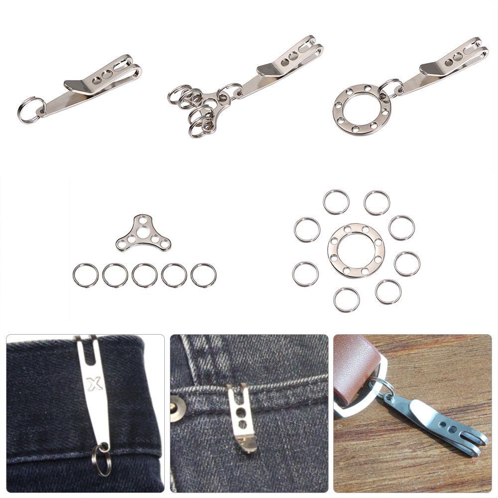 Móc Treo Chìa Khóa Bằng Thép Không Gỉ Chất Lượng Cao 301