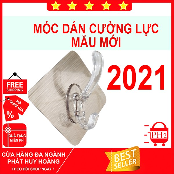 Móc dán cường lực thế hệ mới nhựa cứng tiện lợi