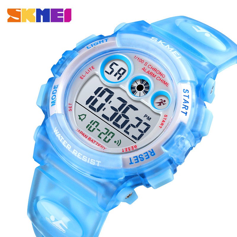 Đồng hồ trẻ em dây nhựa siêu biền, siêu chống nước SKMEI1451