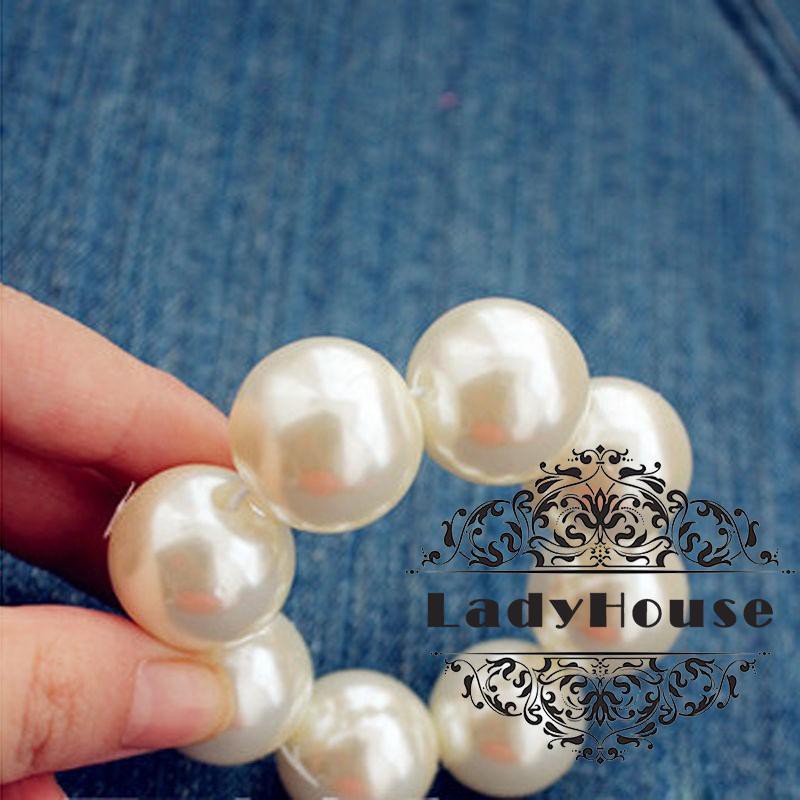 Dây Cột Tóc Ngọc Trai Giả Phong Cách Hàn Quốc