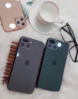 Ốp iPhone 7 plus lên IPhone 11 kính nhám