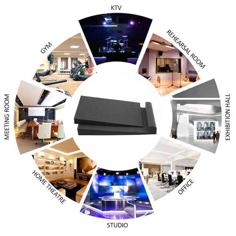 Đệm Xốp Cách Âm Cho Loa Phòng Studio Kích Thước 28x19 X 4cm