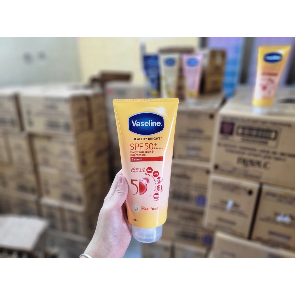 Kem dưỡng trắng vaseline 50x – 320ml