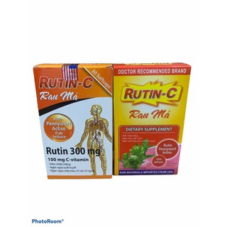 RUTIN C RAU MÁ .Ngăn nhiệt miệng, ngừa xuất huyết