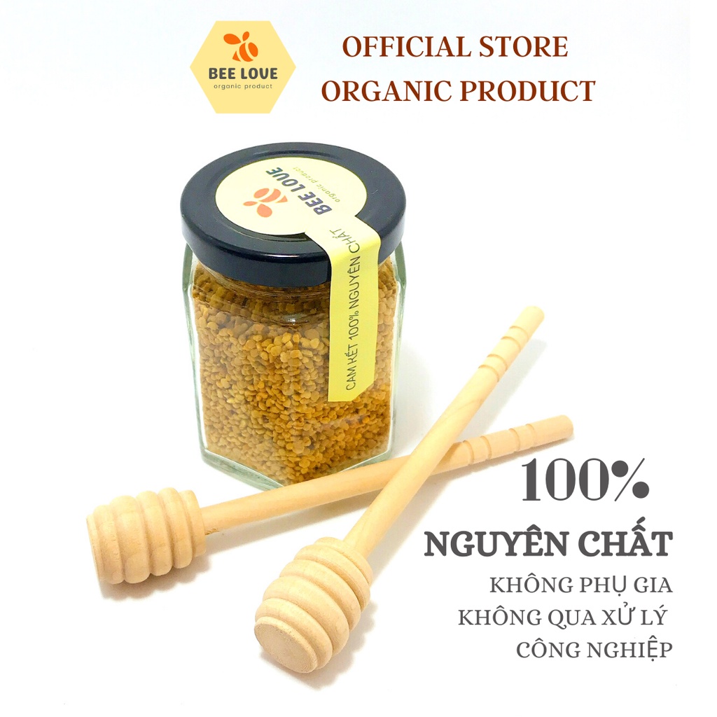 Phấn hoa mật ong nguyên chất BEE LOVE 100% tự nhiên không qua xử lý công nghiệp tốt cho sức khỏe