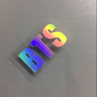 Hologram Sticker BTS miếng dán phản quang