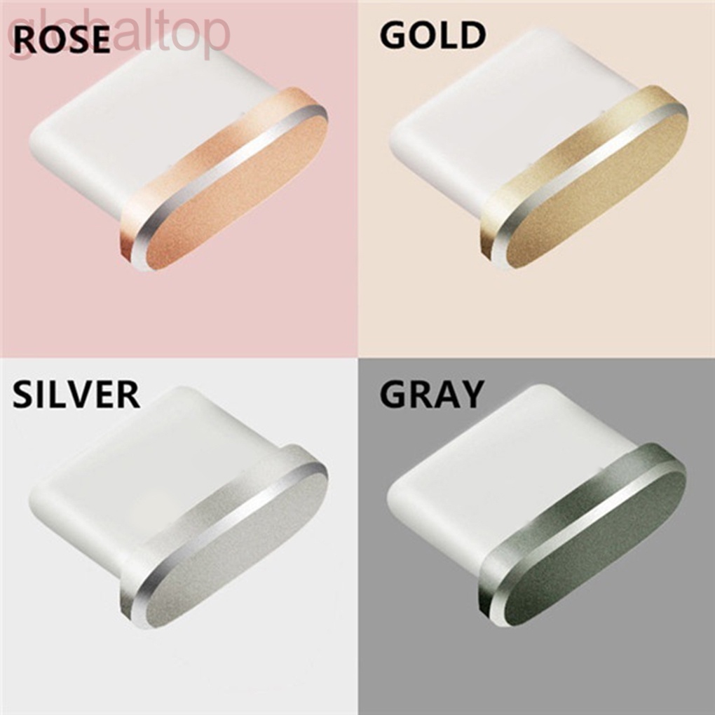 2 Nút bịt chống bụi cổng sạc Usb Type C cho Xiaomi Huawei Samsung
